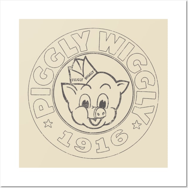 Retro Piggly Wiggly 1916 Wall Art by thesuamart
